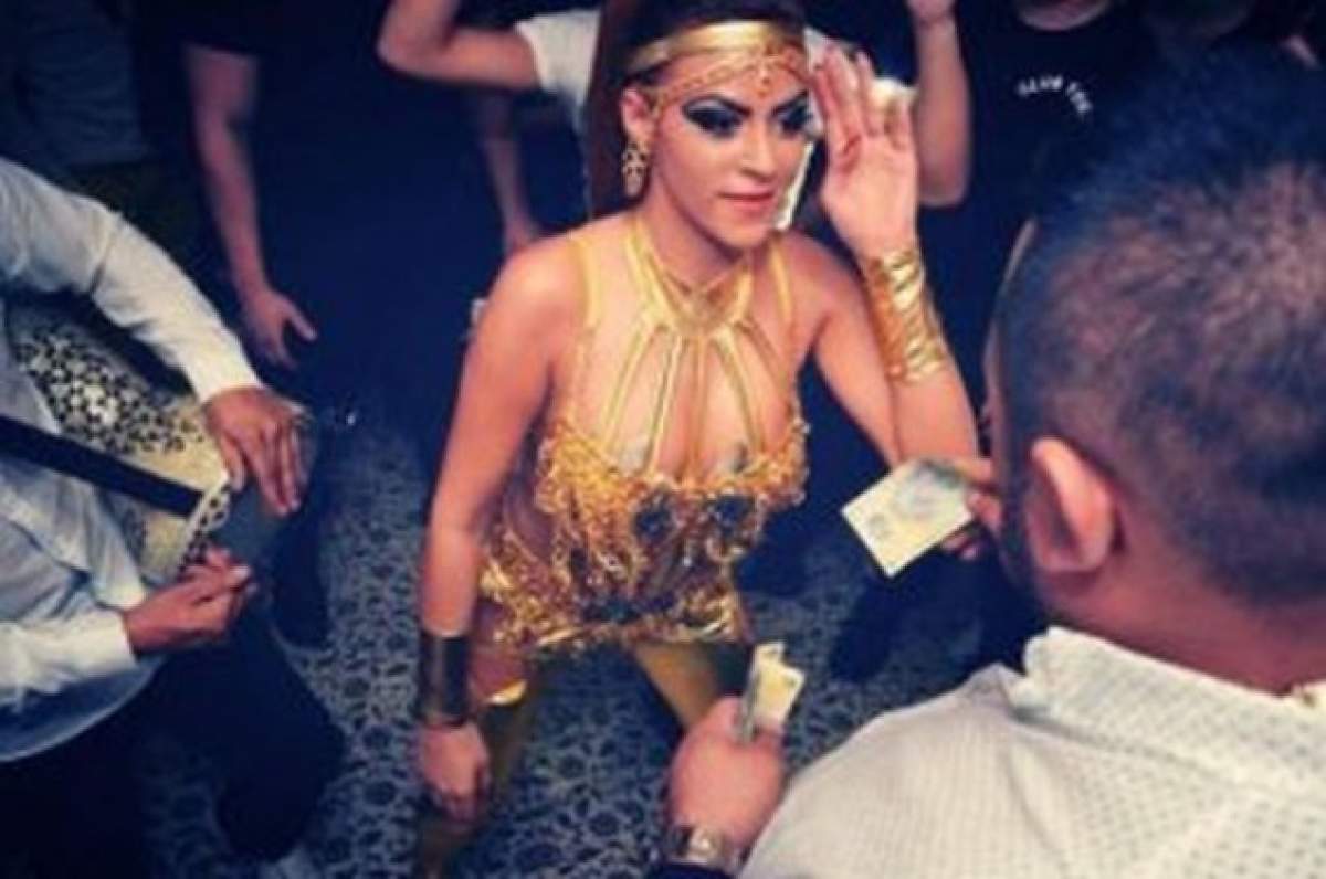 VIDEO Daniela Stan, dans la limita decenţei! Dansatoarea preferată a lui Salam se mişcă aproape porno în club