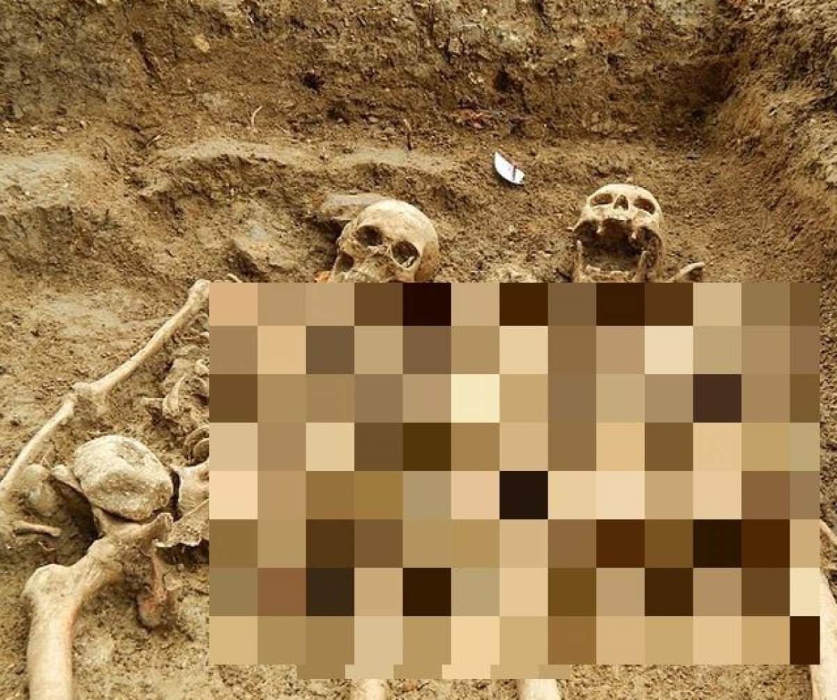 VIDEO/ Au murit amândoi deodată şi i-au înmormântat împreună! Cum au fost găsiţi doi scheleţi după 700 de ani te va lăsa mască