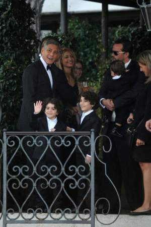 FOTO / Eleganţă şi opulenţă! Primele imagini de la nunta lui George Clooney