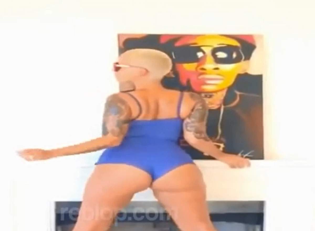 VIDEO / O să rămâi cu gura căscată! Uite cum dă din FUND Amber Rose