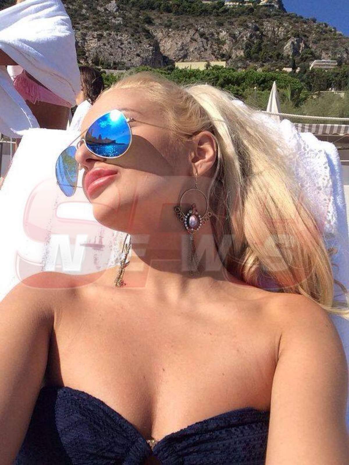 FOTO / Denisa Botcari, shooting HOT! Cum se distrează blonda la Saint-Tropez