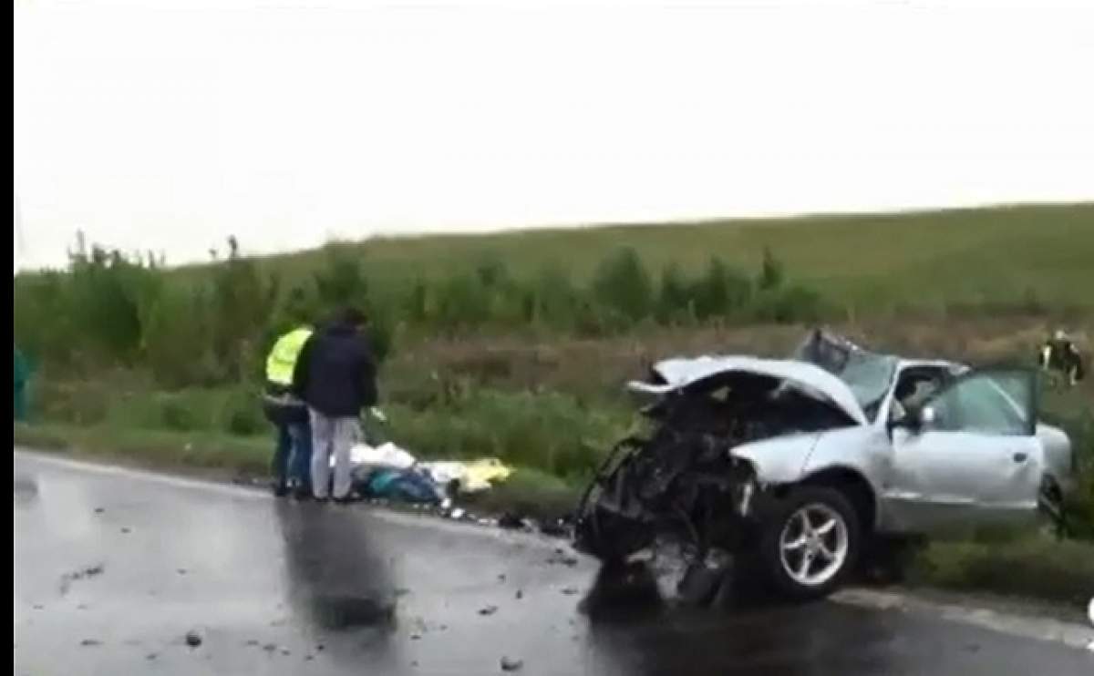 VIDEO / Un fotbalist român se zbate între viață și moarte după un accident auto. Iubita lui a murit pe loc!