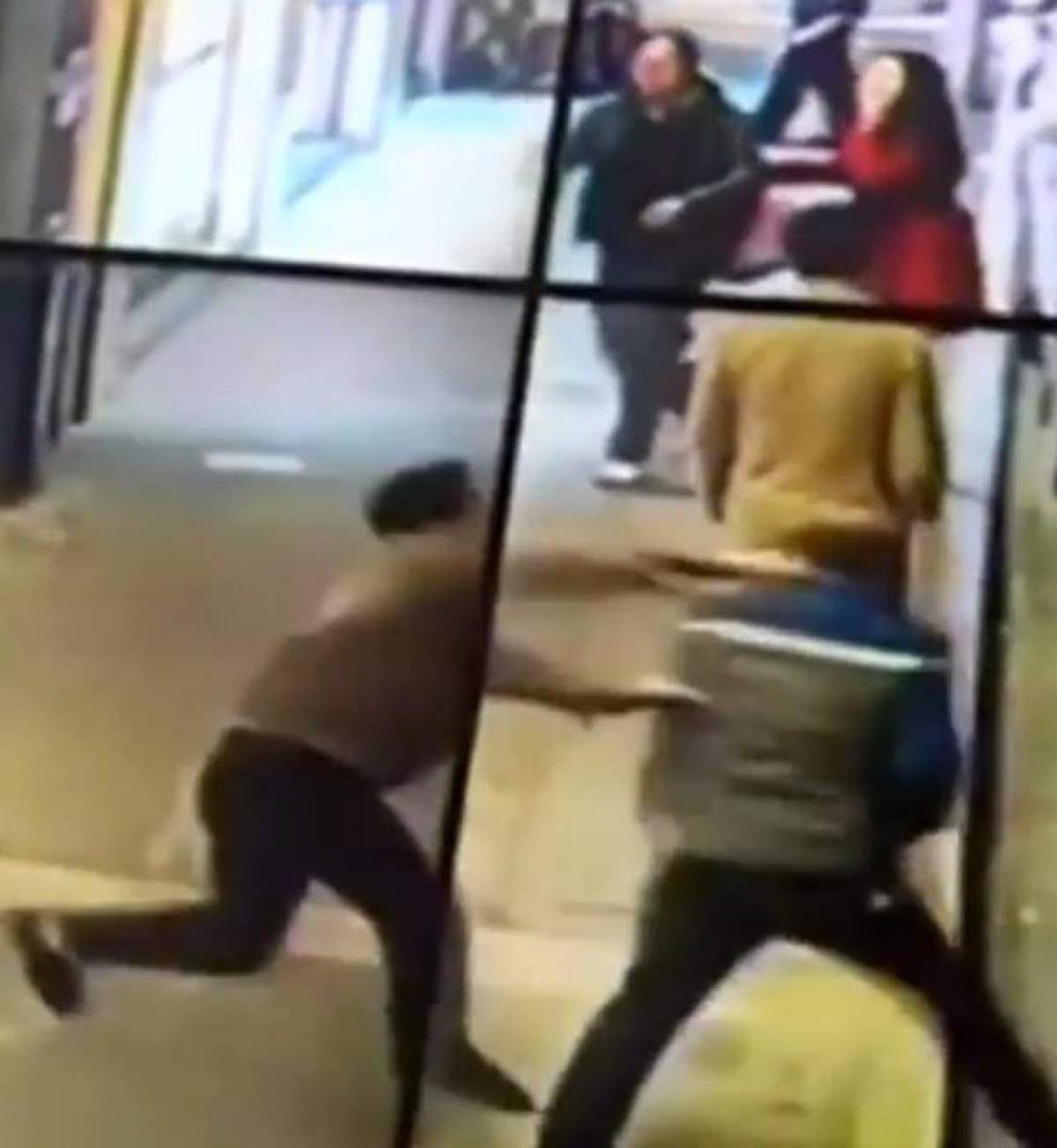 VIDEO /  Măcel în stradă! Un bărbat cu probleme psihice i-a înjunghiat pe toţi cei care-i ieşeau în cale
