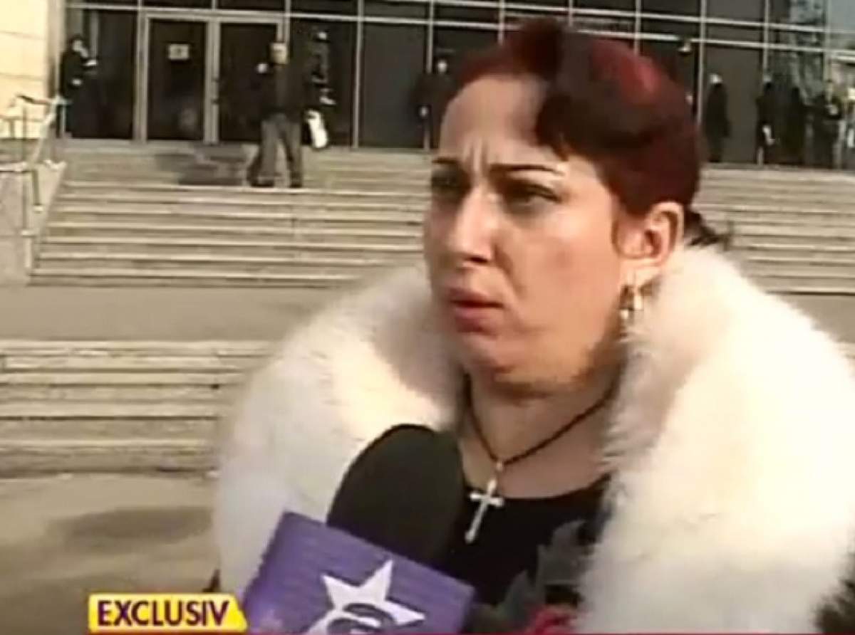 Angelica Constantin, primele declaraţii după ieşirea de la tribunal: "Merg la Iohannis! Luminiţa Anghel mi-a luat fetiţa!"
