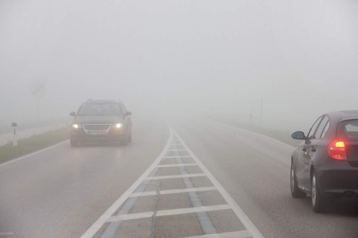 Şoferi, atenţie la drum! Meteorologii avertizează COD GALBEN de CEAŢĂ