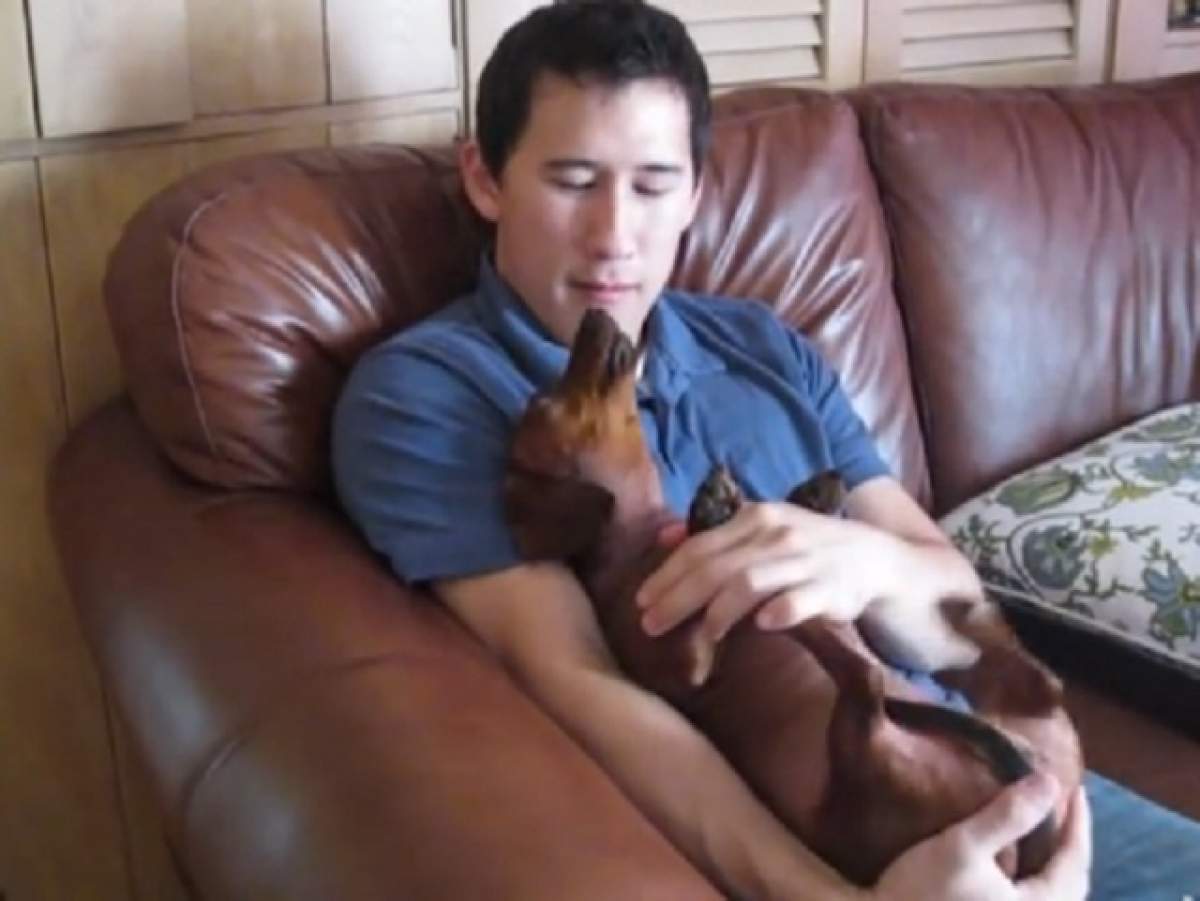 VIDEO / Duetul dintre un câine și stăpânul lui este absolut adorabil