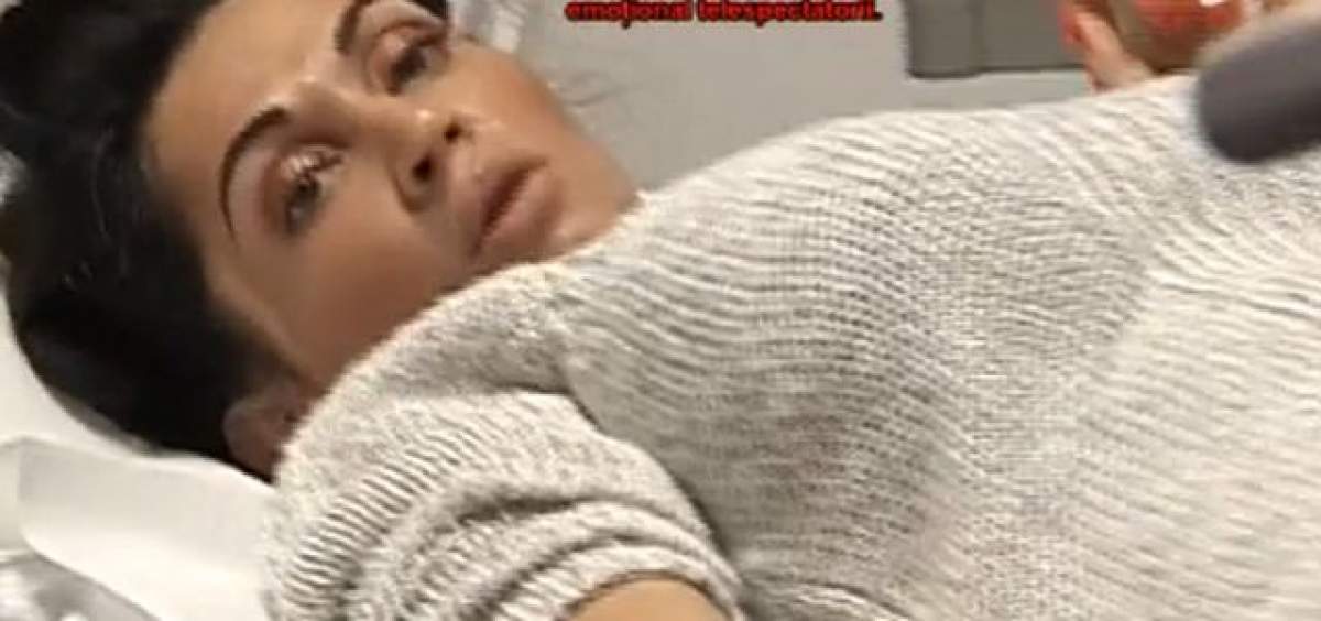 VIDEO / Nicoleta Luciu, dusă de urgenţă la spital: "M-au băgat pe perfuzii"