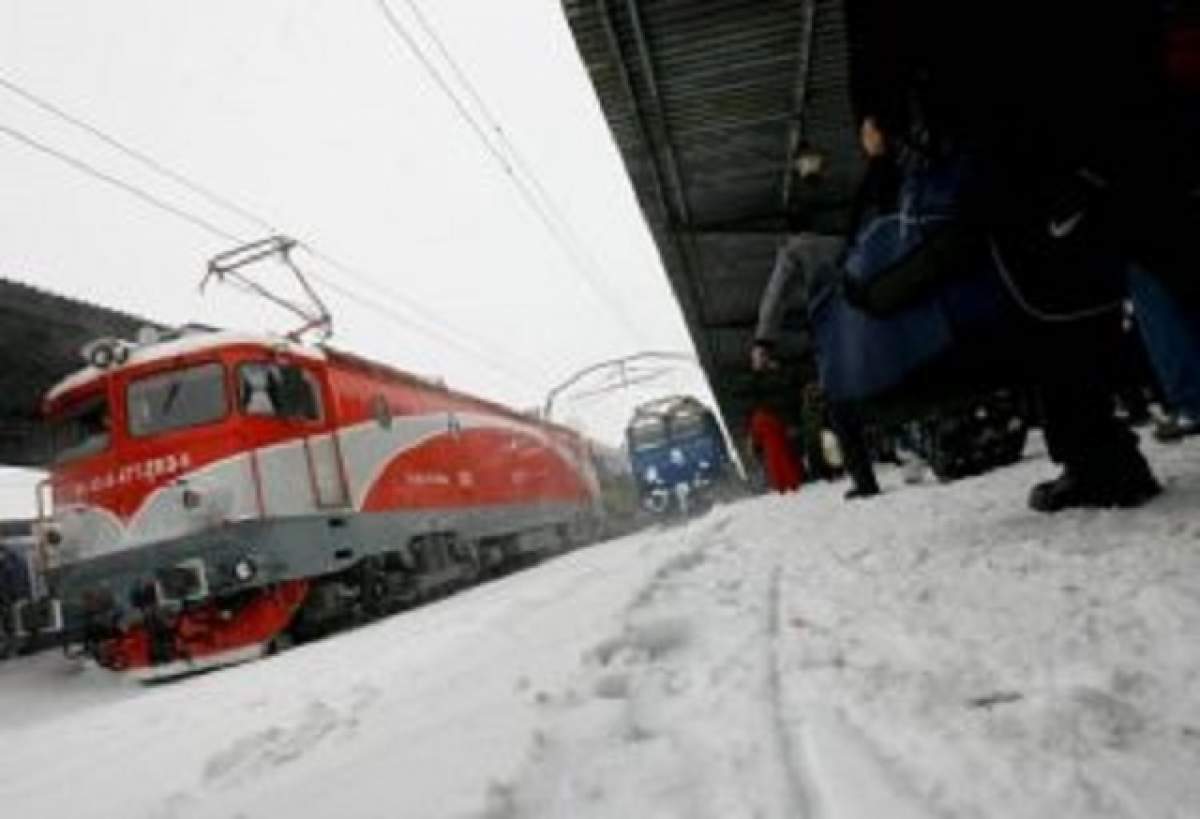 Gerul de afară a afectat circulaţia trenurilor CFR