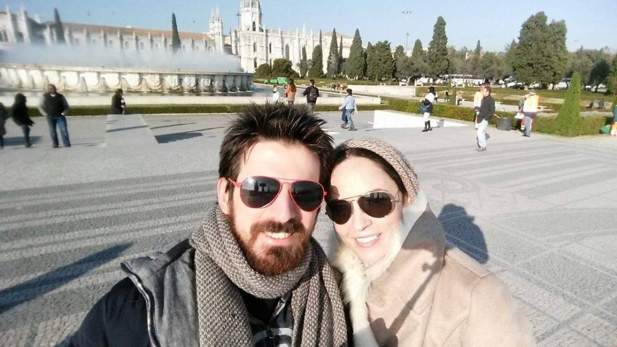 FOTO / Andreea Marin şi Tuncay Ozturk, vacanţă romantică în Lisabona