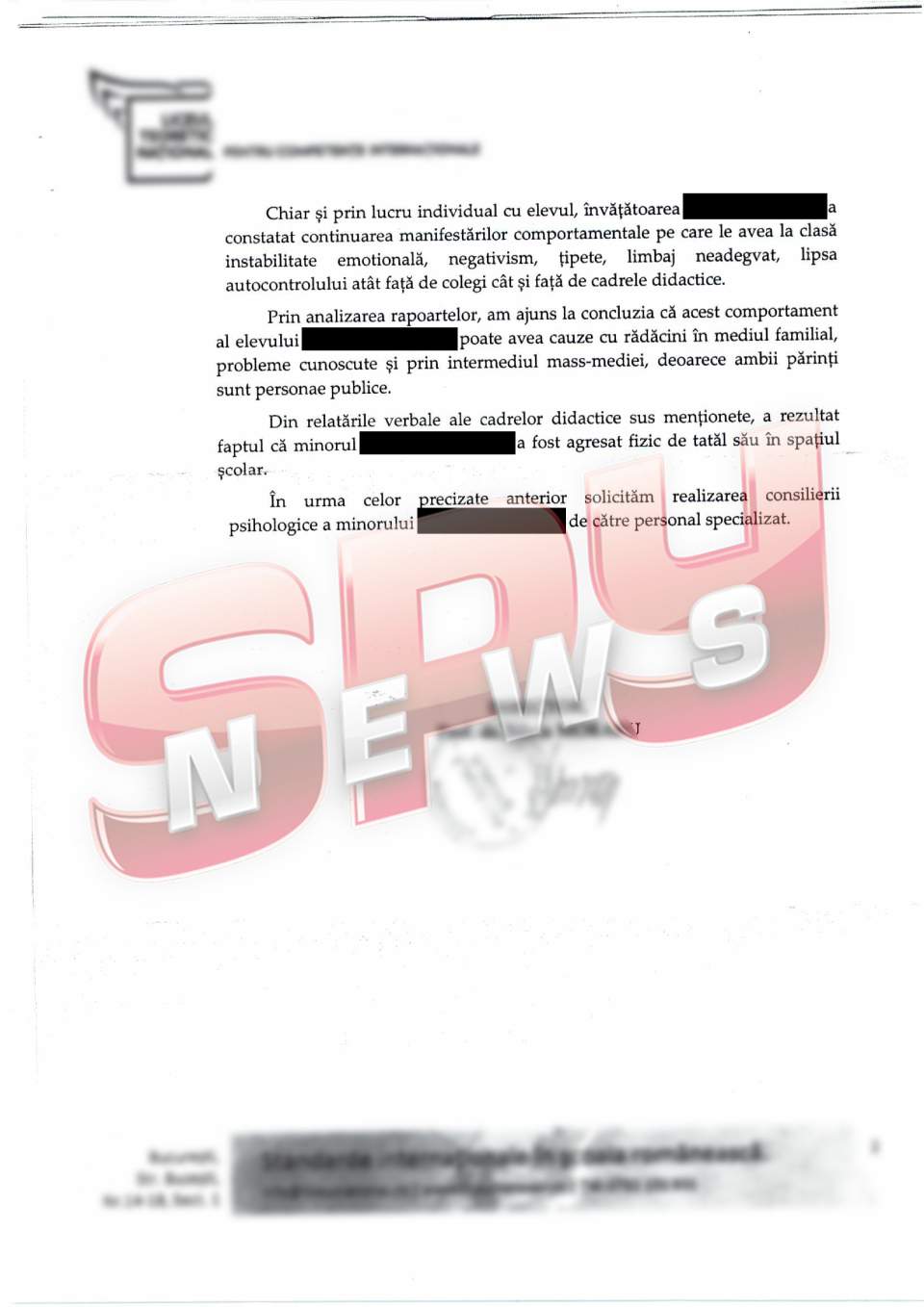Documente incredibile din scandalul Bahmu versus soţul ei! Mărturiile şocante ale învăţătoarelor copiilor