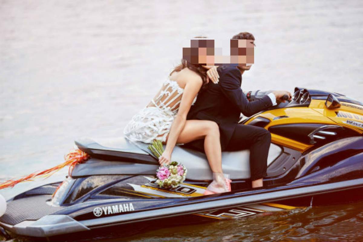 FOTO / O artistă celebră de la noi s-a „măritat” pe placa de wakeboard! Imagini senzaţionale