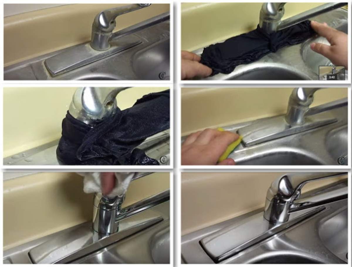 ÎNTREBAREA ZILEI - JOI: Cum să cureţi uşor şi în mod natural calcarul de pe robineţi?