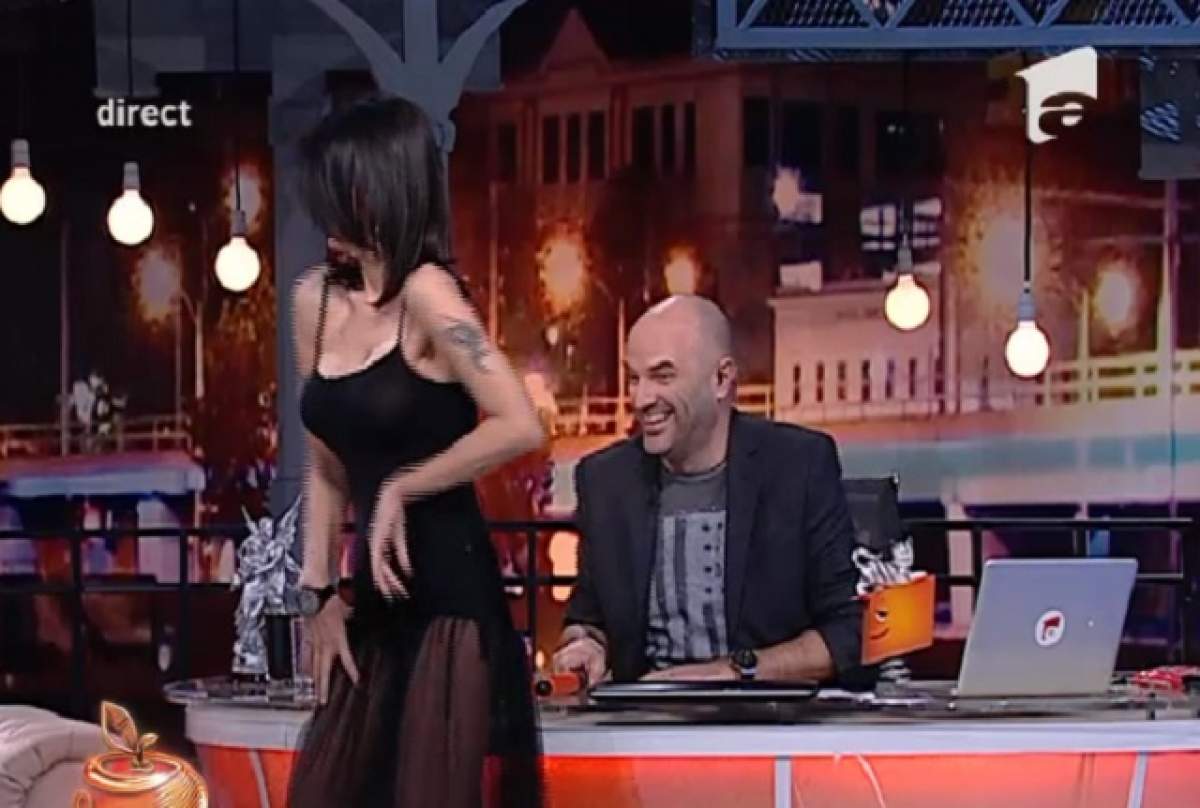 VIDEO / Oana Zăvoranu i-a dansat lui Capatos pe pupitru! Ce reacţii a stârnit aceasta cu ţinuta sa provocatoare?