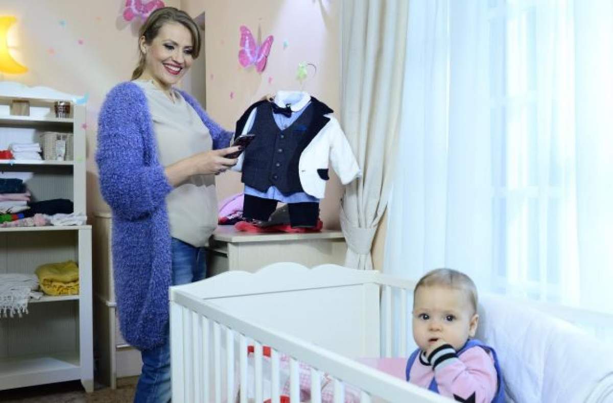 La numai opt luni, fiica Mirelei Boureanu Vaida, vedetă într-un spot publicitar
