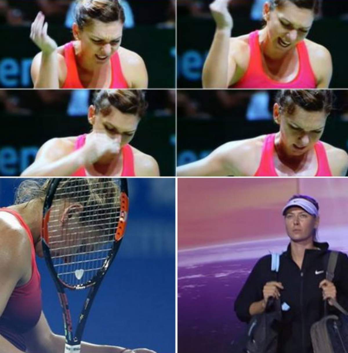 VIDEO / Simona Halep, demolată de Maria Sharapova la Turneul Campioanelor