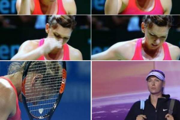 VIDEO / Simona Halep, demolată de Maria Sharapova la Turneul Campioanelor