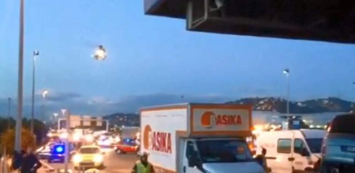 VIDEO / Accident grav provocat de un român în Franţa! O persoană a decedat, iar alte opt se află în stare gravă!