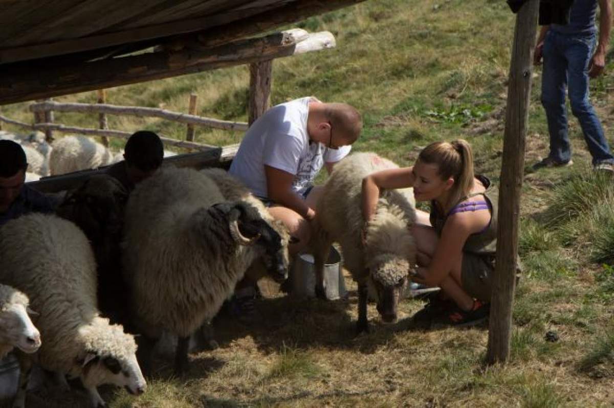 FOTO / În stare de aşa ceva nu o vedeam niciodată. Gina Pistol a făcut treburi "urât mirositoare" la "Poftiți de vă iubiți!"