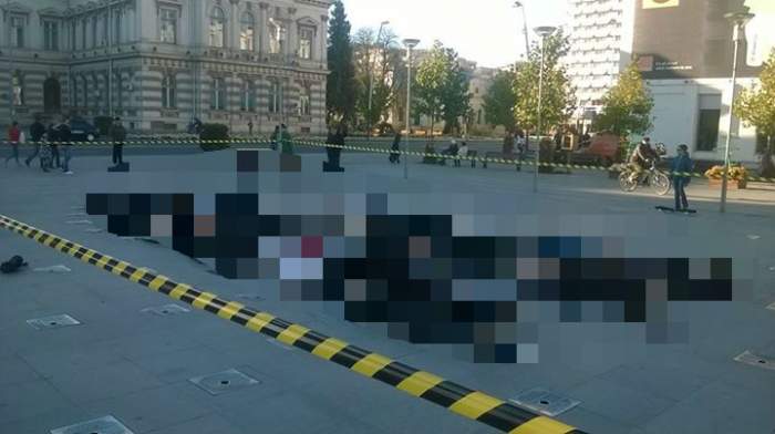 FOTO / Ţi se face pielea de găină! Ce a apărut pe asfalt, la Bacău, după tragedia din clubul Colectiv