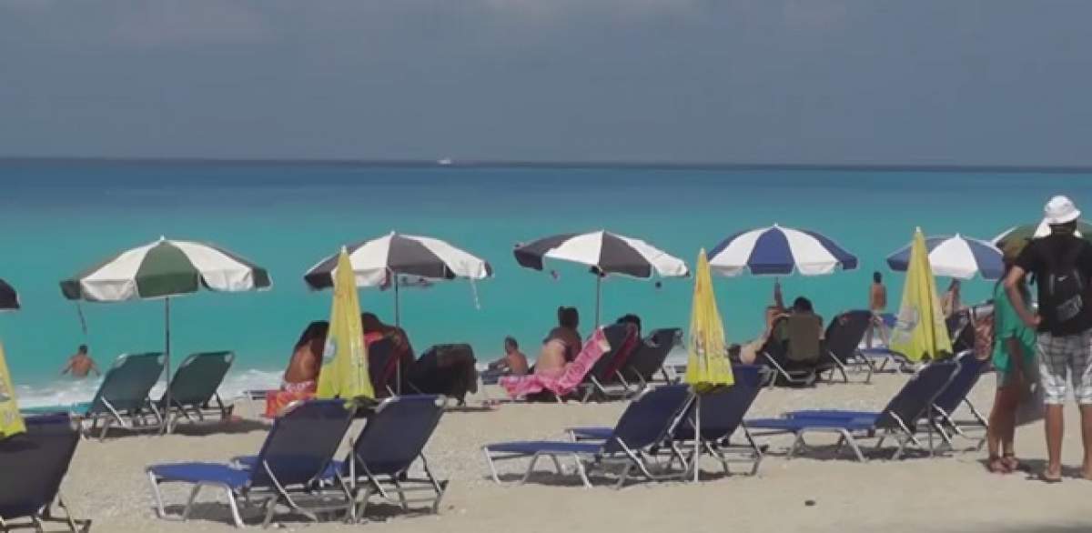 VIDEO / Una dintre cele mai frumoase plaje din Grecia a fost distrusă de cutremur! Doi oameni au fost ucişi