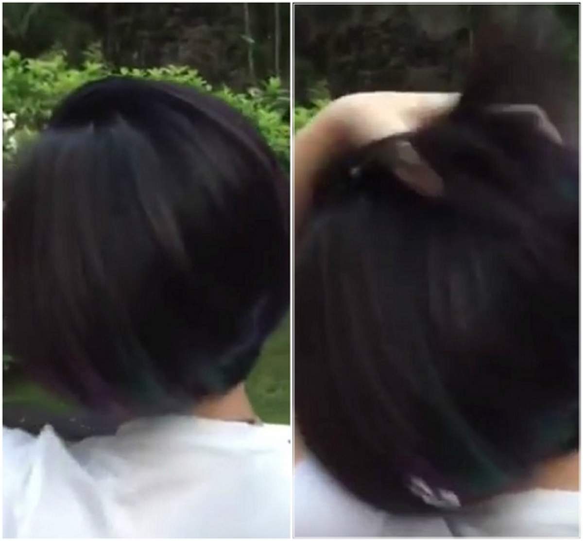 VIDEO VIRAL / Pare o fată tunsă scurt, dar nimeni n-a bănuit ce se ascunde sub părul ei!