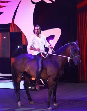 Denis Ștefan vine cu Ardo, calul lui, la „Ham talent”