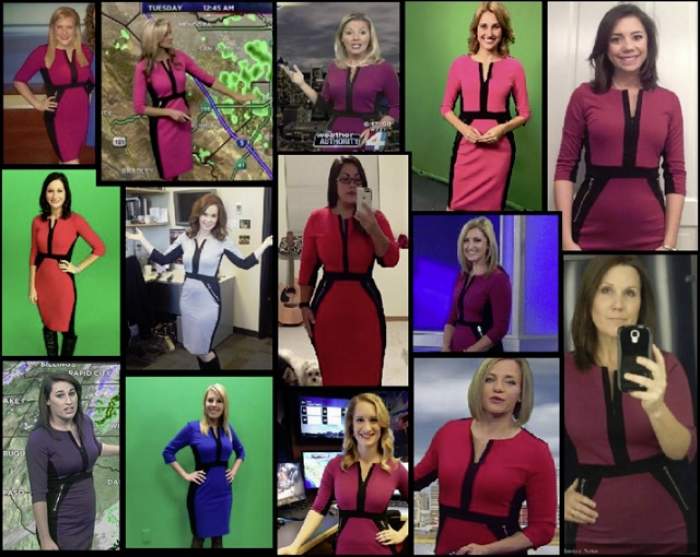 Ai observat că prezentatoarele meteo poartă acelaşi tip de rochie? Motivul nu l-ai fi bănuit în veci!