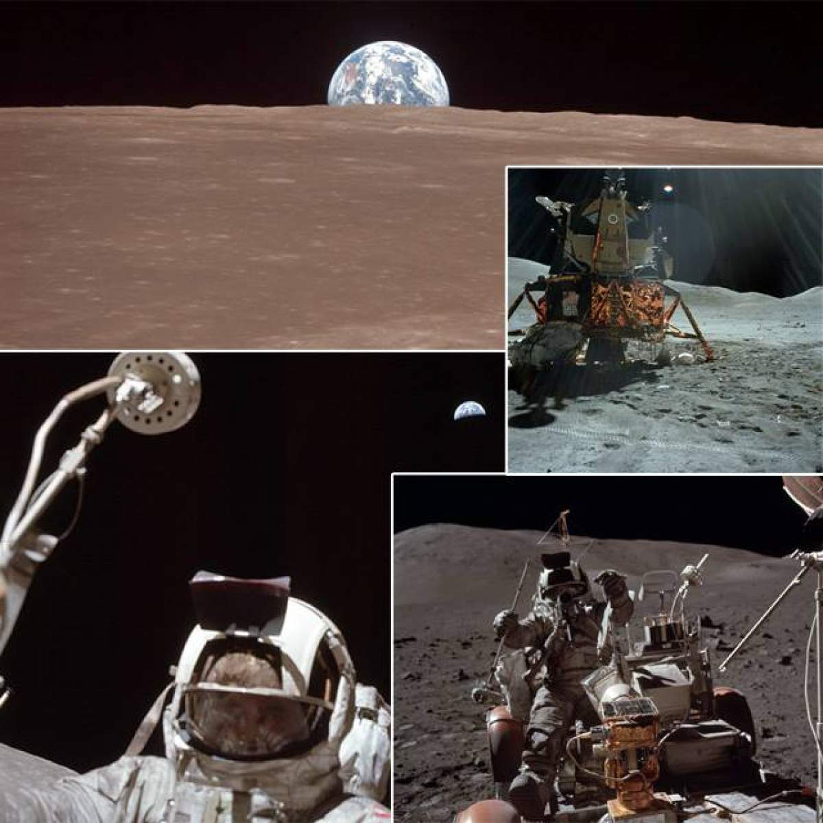 După mii de teorii conspiraționale, NASA a publicat 10.000 de fotografii din timpul misiunii Apollo. GALERIE FOTO IMPRESIONANTĂ