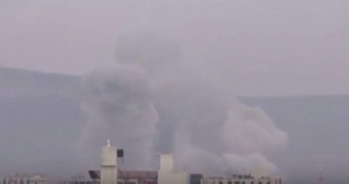 VIDEO / Atacuri aeriene în Damasc! Cel puţin 45 de persoane au murit, printre care şi zece copii