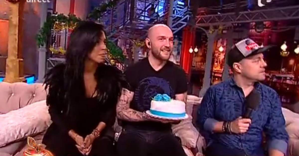 VIDEO / Cătălin Bordea s-a trezit cu soţia lui în platoul emisiunii "Un show păcătos"! I-a adus un tort şi...
