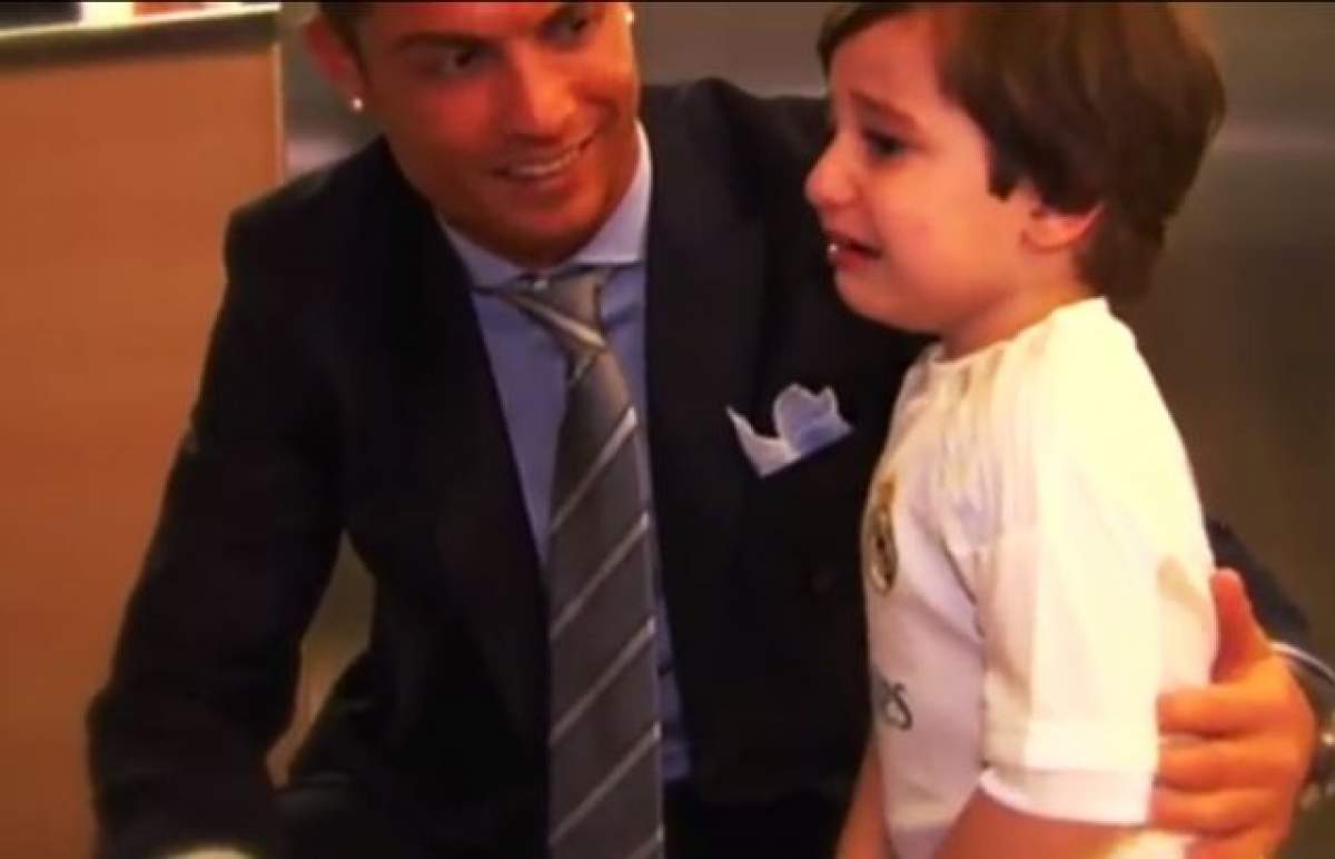 VIDEO / Aşa nu i s-a întâmplat niciodată! Cristiano Ronaldo a făcut un copil să plângă. Motivul e incredibil