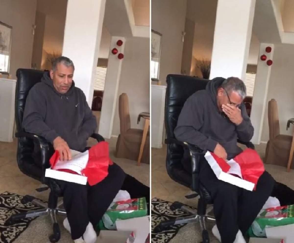 VIDEO / A primit cadoul la care nu mai spera vreodată. Cum reacționează un bărbat atunci când vede surpriza familiei pentru el