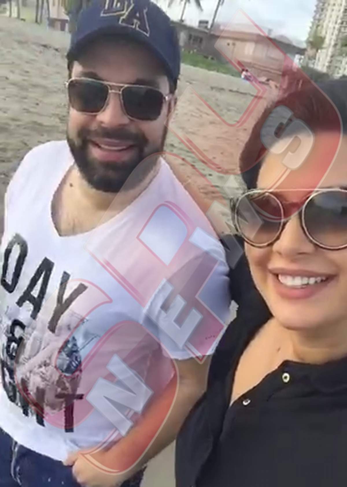 Florin Salam face valuri și de peste Ocean! A scos-o pe Roxana la o plimbare pe plaja de la Miami și  - într-un acces de sinceritate - le transmite un mesaj fanilor! Video "adevărat ...at ...at"!