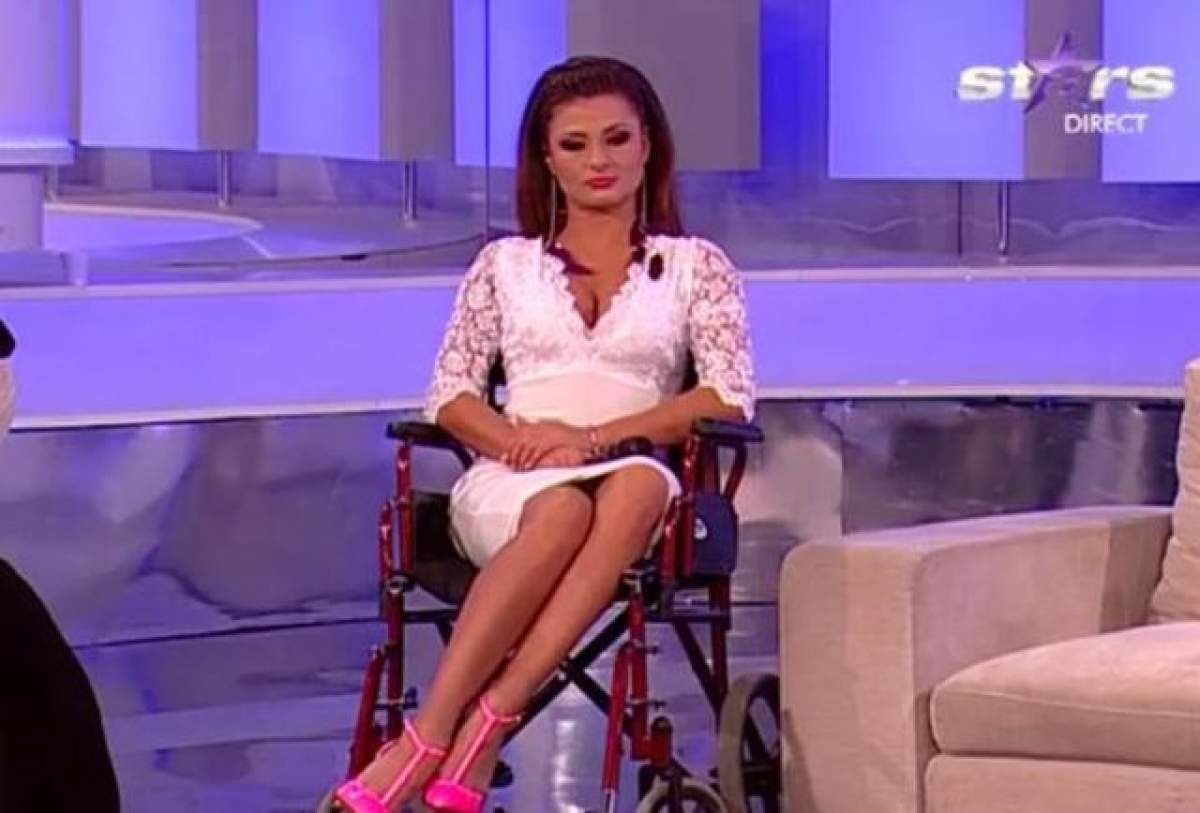 VIDEO / Elena, în scaun cu rotile! Ce a păţit asistenta lui Mihai Morar