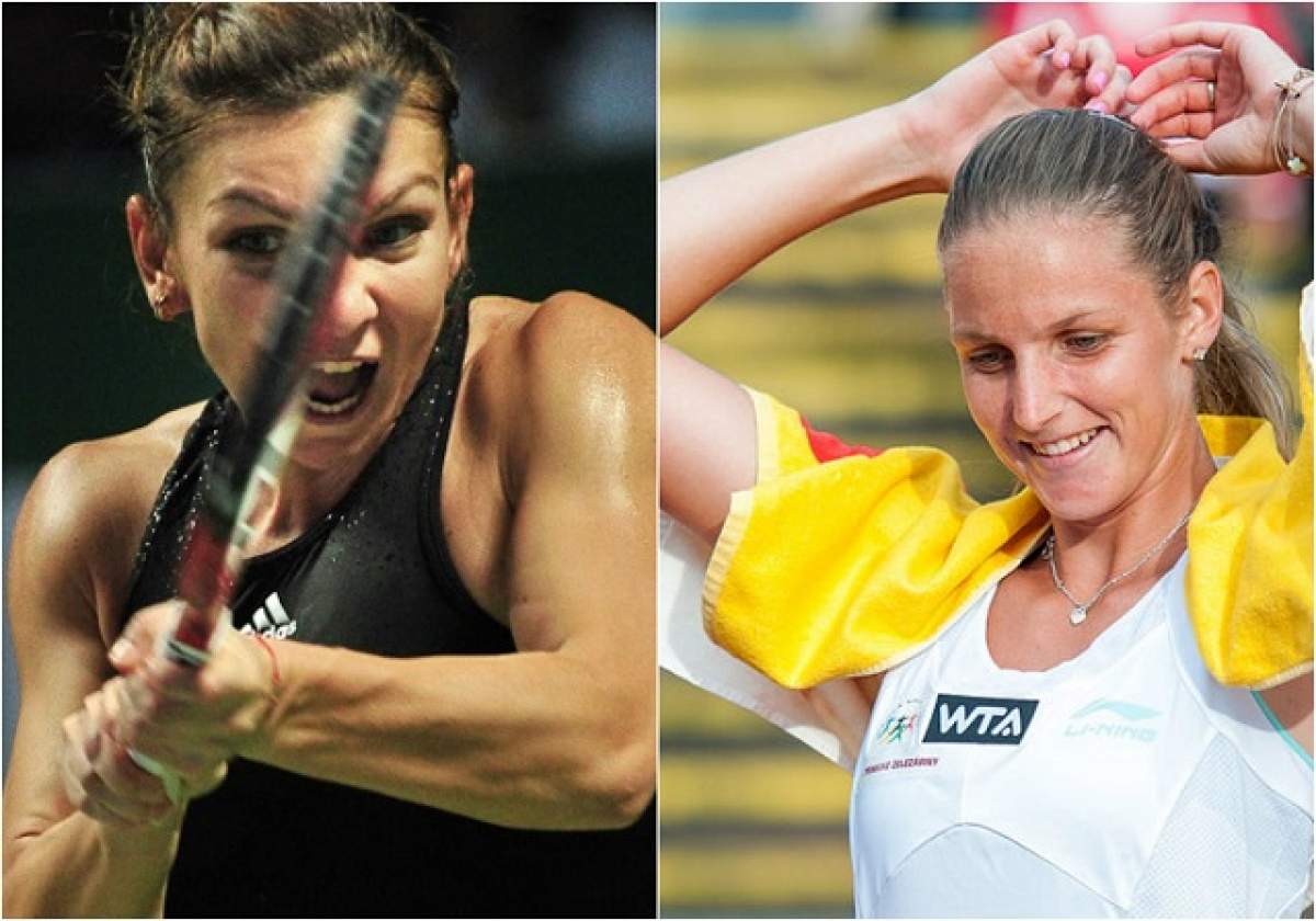 Karolina Pliskova, despre Simona Halep: "Nu ştiu dacă aş fi putut să mă impun. Aleargă foarte, foarte bine"