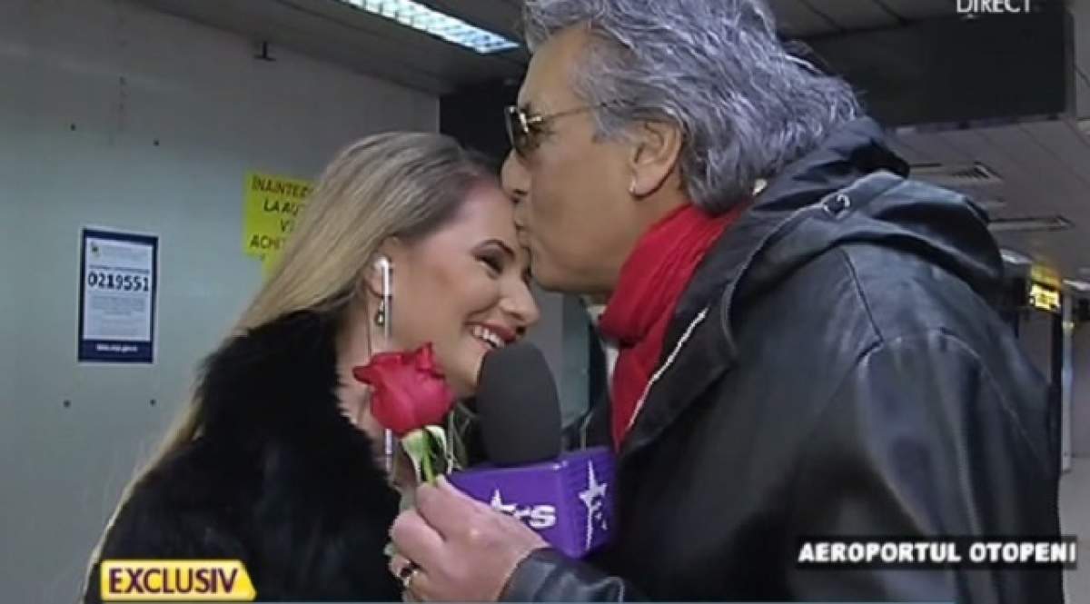 VIDEO / Toto Cutugno, răpit de frumuseţea unei jurnaliste: "Vă prezint logodnica mea româncă"