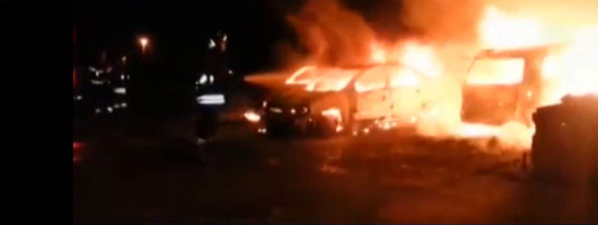 Cinci maşini cu numere de România au fost incendiate la Roma