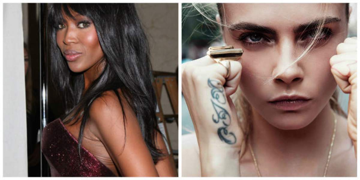 "Pantera" Naomi Campbell a sărit s-o bată pe Cara Delevingne!