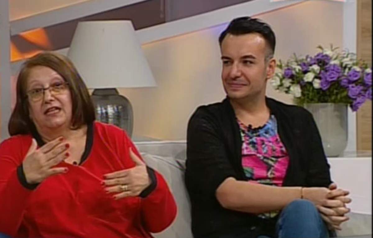 FOTO / Prima aparţie tv a mamei lui Răzvan Ciobanu: "Când era mic, făcea rochii păpuşilor din capotul meu şi mi-a furat toate bijuteriile"