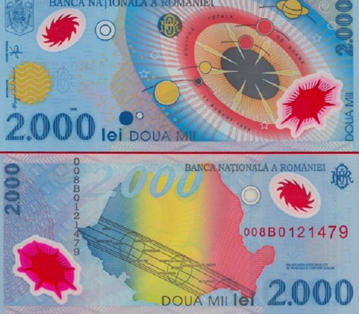 Îţi mai aduci aminte de bancnota de 2000 de lei cu ECLIPSA? Acum te poţi îmbogăţi cu ea!