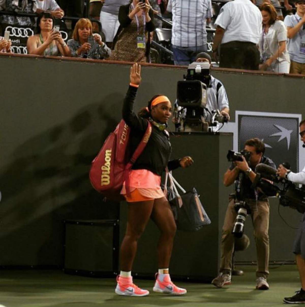 VIDEO/ Serena Williams, în lacrimi după ce a abandonat la Indian Wells!