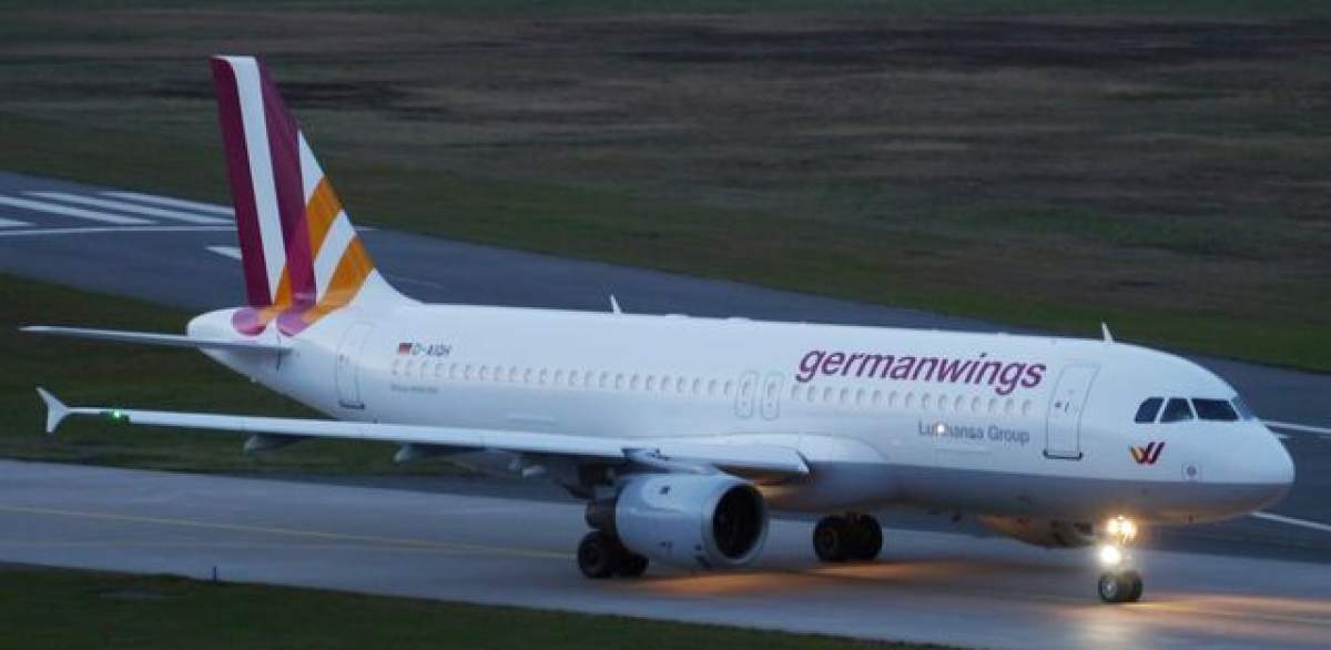Tragic! Un avion Airbus A320 al companiei GermanWings s-a prăbuşit în Franţa