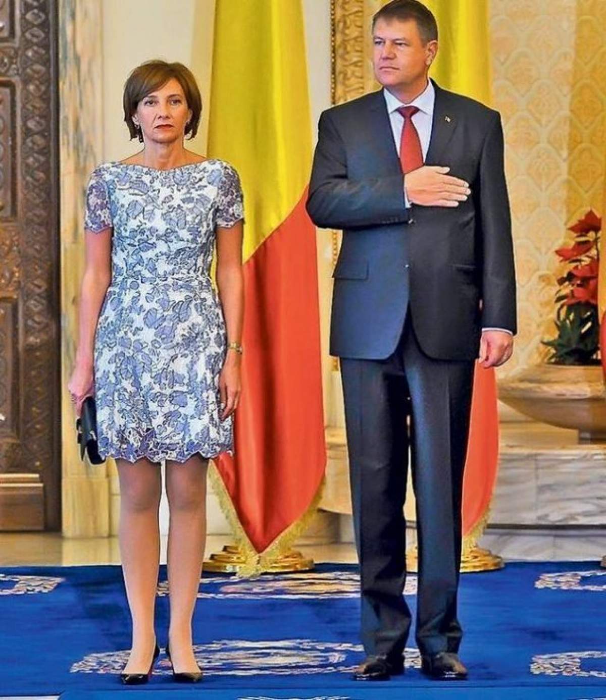 Carmen Iohannis, apariţie de senzaţie la dineul dat de Casa Regală