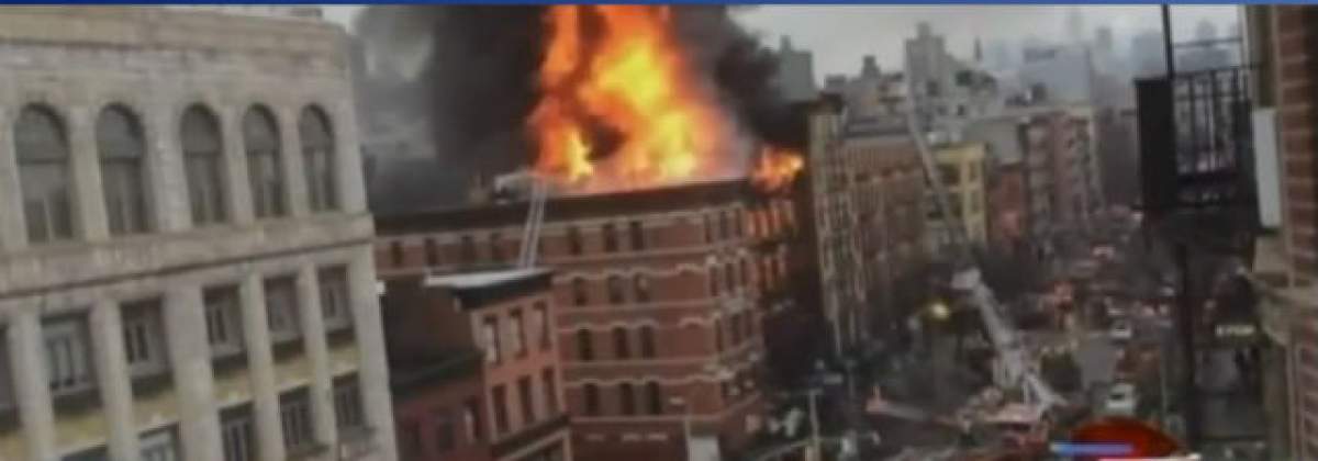 VIDEO/ Explozie puternică în New York! 19 răniţi după ce s-a produs o scurgere de gaz