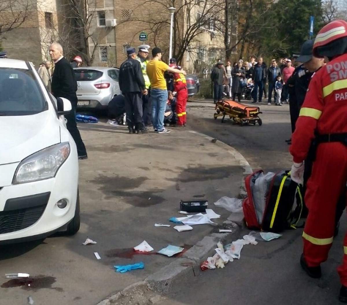 Accident teribil în centrul Bucureştiului! Şase oameni loviţi pe trotuar
