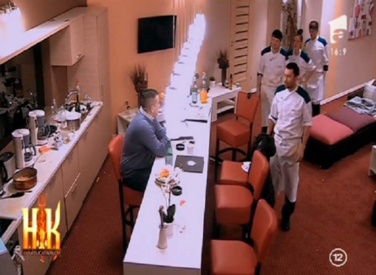 VIDEO / Circul a ajuns la dormitoare! Un concurent de la "Hell's Kitchen - Iadul Bucătarilor", la un pas de a fi scos cu bodyguarzii din casă!