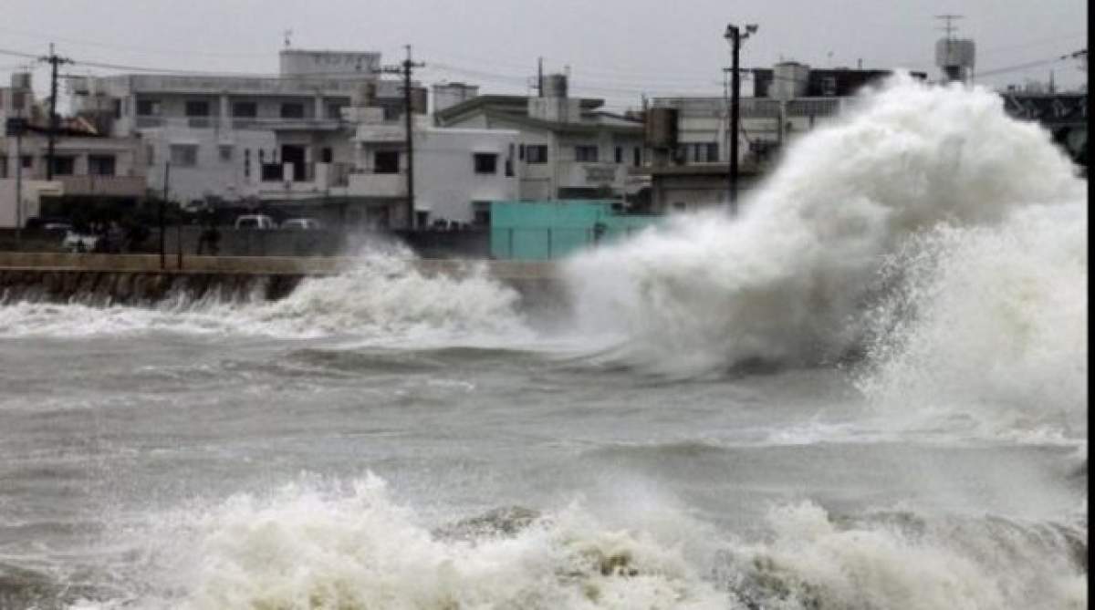 Alertă de taifun în Japonia! Vor exista ploi abundente, vânturi puternice și valuri mari în regiune