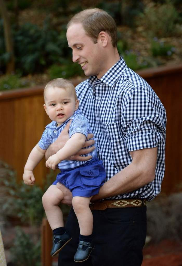 Înduioşător! Prinţul William şi-a dus fiul să-şi cunoască surioara!