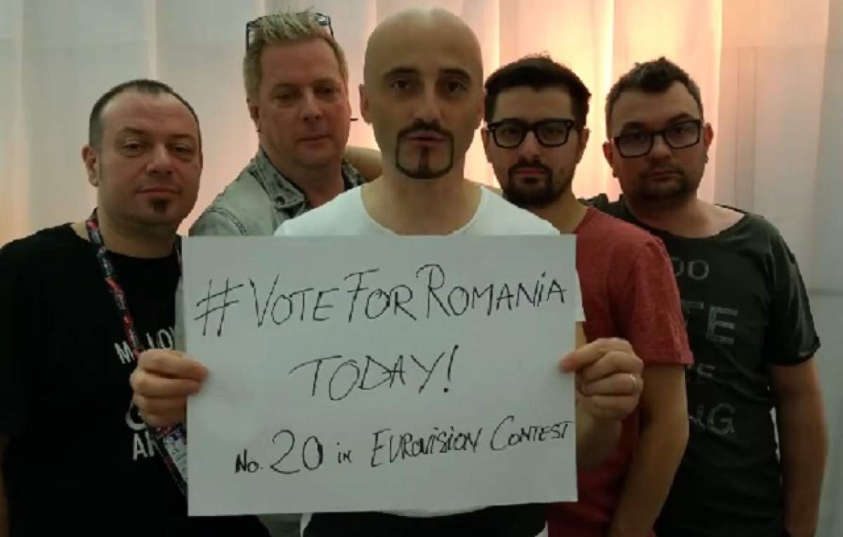 VIDEO / Băieţi, curaj! Voltaj, mesaj sfâşietor înainte de a urca pe scena Eurovision 2015