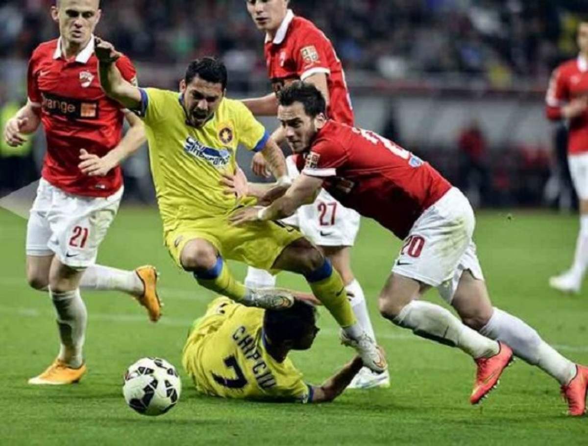 VIDEO / Imaginile care aruncă în aer fotbalul românesc! Uite cine l-a scos "la o ciorbă" pe fotbalistul acuzat că a vândut meciul Dinamo - Steaua!